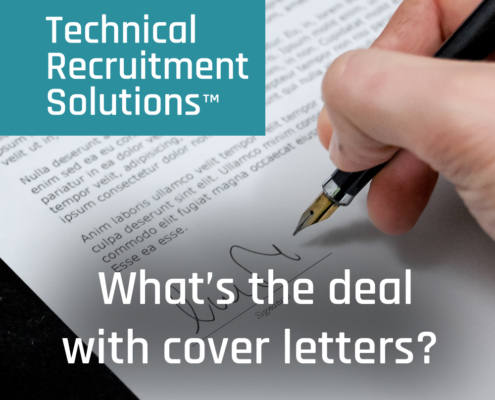 Cover Letter CV Technical Recruitment Solutions